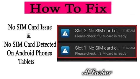 How To Fix No Sim Card Issue No Sim Card Detected On Android Phones