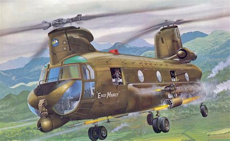 Ach Chinook Guns A Go Go Usa In Vietnam First Air Cavalry