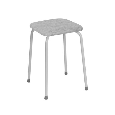 Табурет квадратный "Пенек легкий 184", серый/серый купить недорого ...