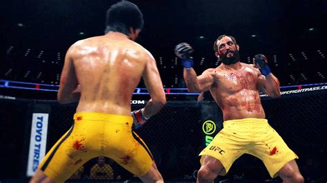 UFC4 Bruce Lee Vs Johny Hendricks UFC 4 Super Battle YouTube