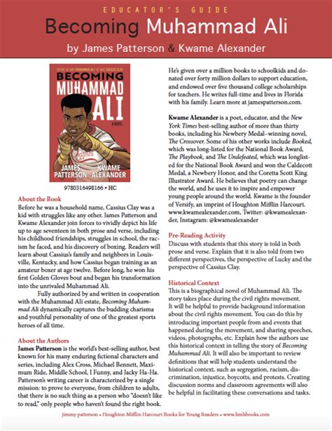 muhammad ali  james patterson hachette book group