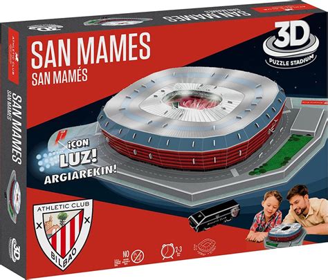 Puzzle D San Mam S Athletic Club De Bilbao Con Luz Juguetesland