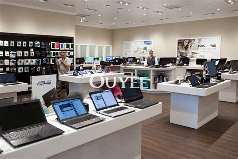 China High End Computer Shop Design Laptop Interior Store Display