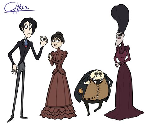 Redesign of the Corpse Bride Characters by Hrystina on DeviantArt