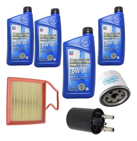 Kit De Afinación Chevrolet Aveo 1 5l 2018 2021 5w30 Envío gratis