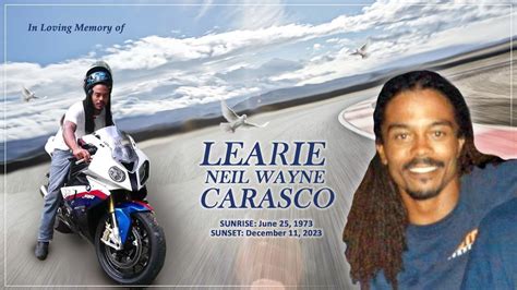 Celebrating The Life Of Learie Neil Wayne Carasco Youtube