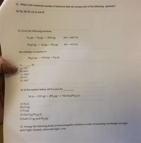 Solved What is the maximum number of electrons that can | Chegg.com