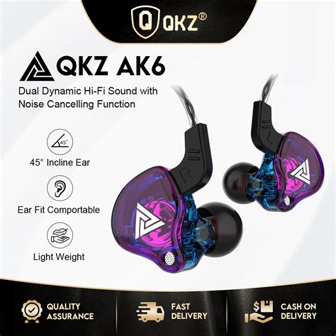 Jual Qkz Ak6 Ak6 Pro Di Earphone Hifi Audiophile Subwoofer Headphone