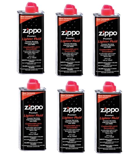 Набор: 6 Топлива ZIPPO 125 мл - купить с доставкой по выгодным ценам в ...