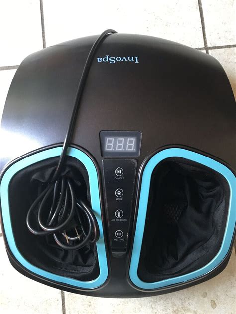 Invospa Shiatsu Foot Massager Electric Deep Kneading Massage With Heat Ebay