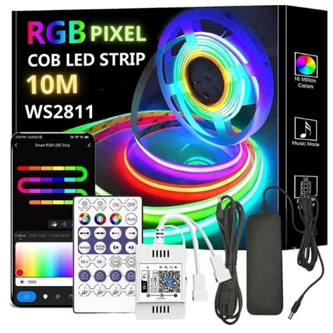 M Cyfrowa Ta Ma Led Cob Rgb Pixel Ws Aplikacja Muzyka Pilot