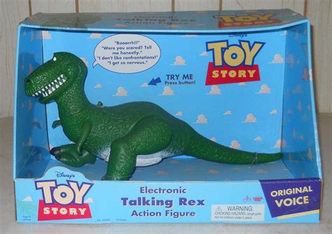 Toy Story Electronic Talking Rex Action Figure By Thinkway 1995 New In