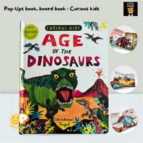 พร้อมส่ง Pop Up book , Curious Kids: Age Of The Dinosaurs หนังสือป๊อบ ...