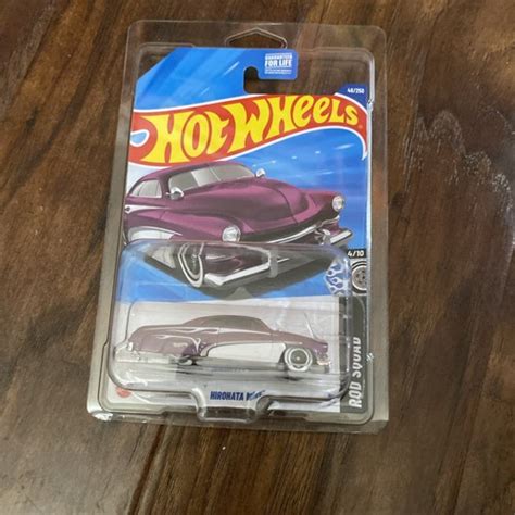 Hot Wheels Hirohata Merc 46 250 ROD SQUAD 4 10 Decent Card HTF