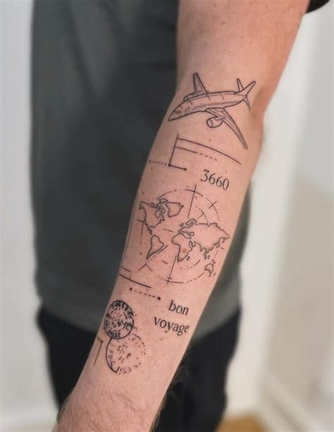 Tatuagem Viagem Masculina - Tatuagem Viagem – 35 tattoos INCRÍVEIS para viajantes!