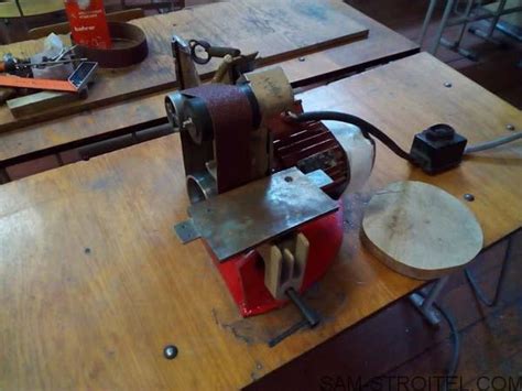 Ленточно шлифовальный станок своими руками: фото и описание конструкции