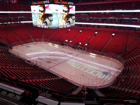 Little Caesars Arena Seating: View From Mezzanine 7 16