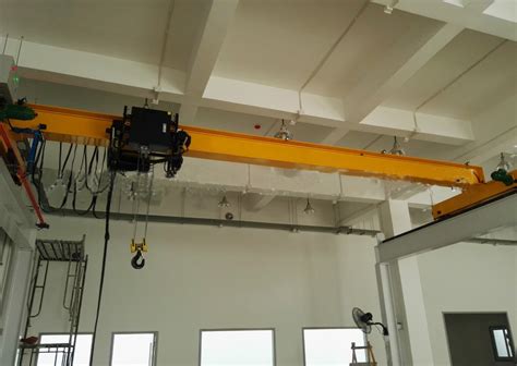 Cabin Control Single Girder Electric Hoist Overhead Crane Small Shop