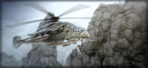 Futuristic Russian Helicopter Hind Inspired Page 4 — Polycount