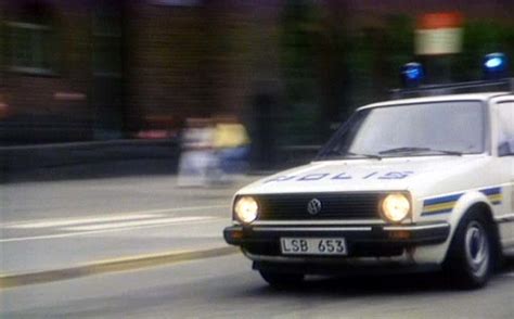 IMCDb org 1984 Volkswagen Golf Polis II Typ 19E in Jönssonligan får