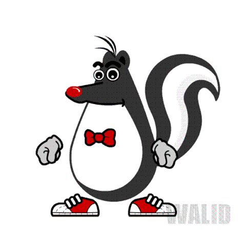 Create a funny and captivating animation for Stinky Skunk game