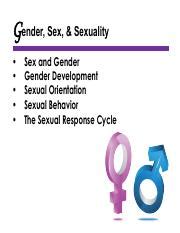 Understanding Gender Sex And Sexuality Development Course Hero