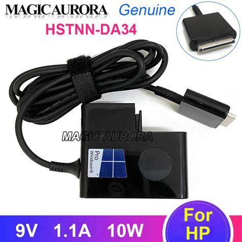 Genuine Hstnn Da V A Ac Adapter Charger W For Hp