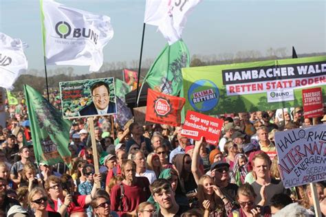 Demonstrieren Am Hambacher Wald F R Schnellen Kohleausstieg