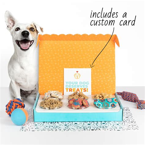 Sugarwish Our Dog Treats gift sizes