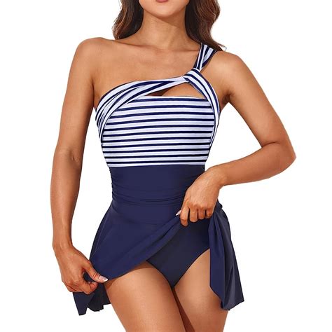 Rigardu Hot Sale Women S One Piece Swimsuit Tummy Control Bathing Suits Womens High Waisted