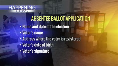 Happening In Fulton How To Request An Absentee Ballot Youtube