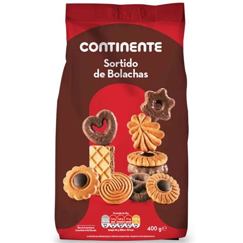 Sortido De Bolachas Continente Emb 400 Gr Continente Online