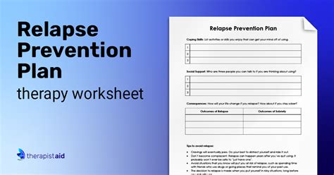 Stages Of Relapse Worksheets