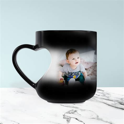 Cut Heart Handle Magic Mug Canvaschamp