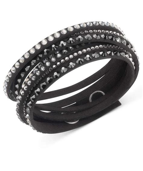 Swarovski Swarovski Slake Deluxe Crystal Stud Wrap Bracelet