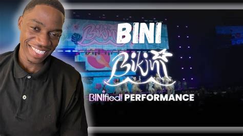 REACTING To BINI Bikini LIVE At The BINIfied Concert YouTube