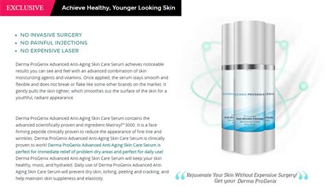 Derma Progenix Advanced Anti Aging Skin Care Serum By Asad Ghazanfar