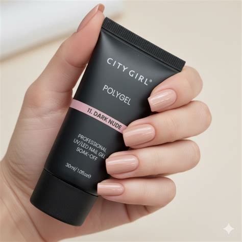 Polygel Acrygel 30ml City Girl 11 Dark Nude Semia Insumos