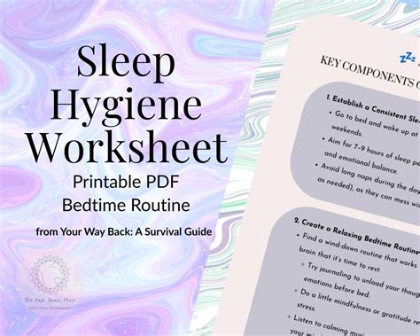 Planner For Sleep Hygiene Simple
