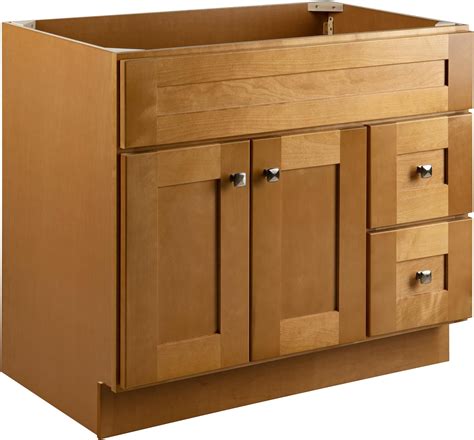 New Maple Shaker Single Sink Bathroom Vanity Base Cabinet