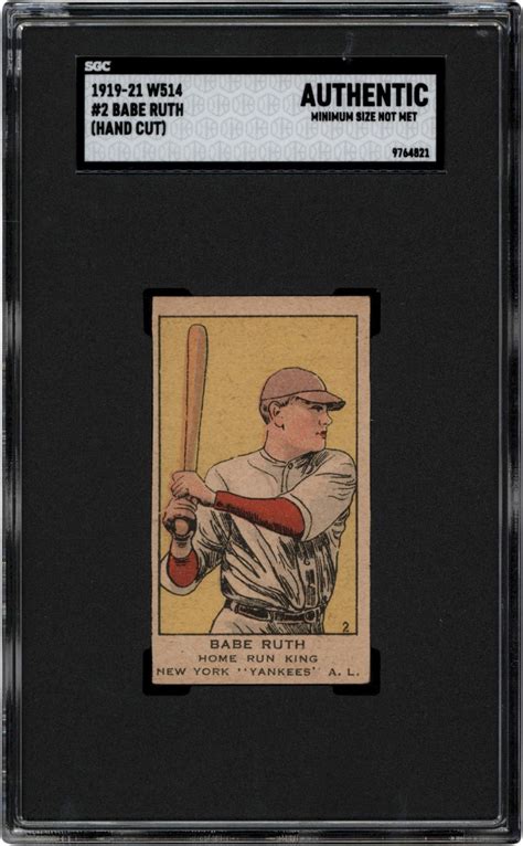W Babe Ruth Sgc Authentic