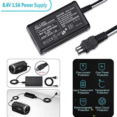 P11 Ac L200c Ac Adapter Charger For Sony Handycam Dcr Sr42 Dcr Sr45