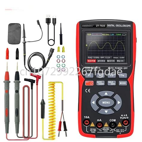 ZT 702S ZT225 2In1 Digital Oscilloscope Multimeter Real Time Sampling