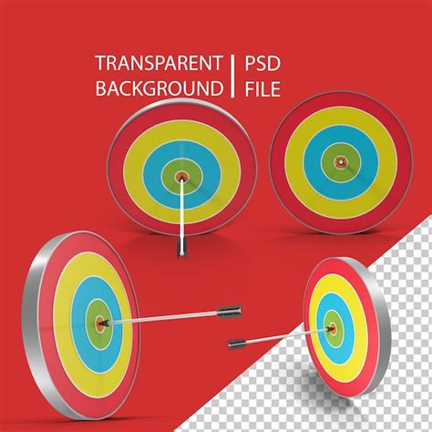 Premium Psd Archery Target Png