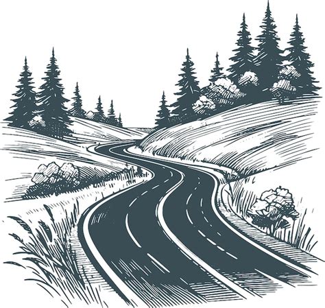how to draw a pathway