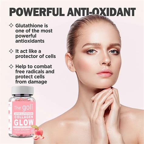 Us Thegoli Glutathione Collagen Gummies Anti Aging Whitening