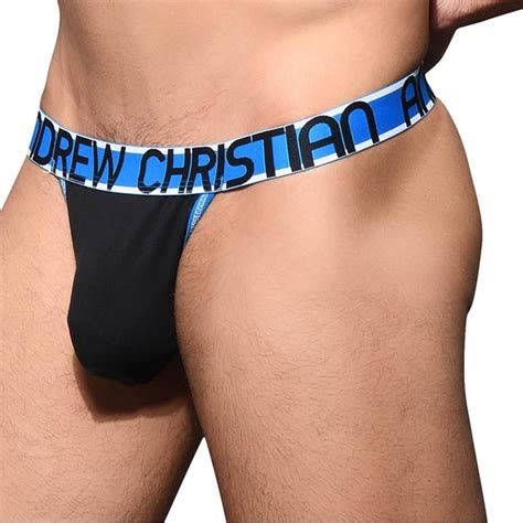 Andrew Christian Underwear Socks Mens Andrew Christian Almost Naked Cotton Y Back Thong