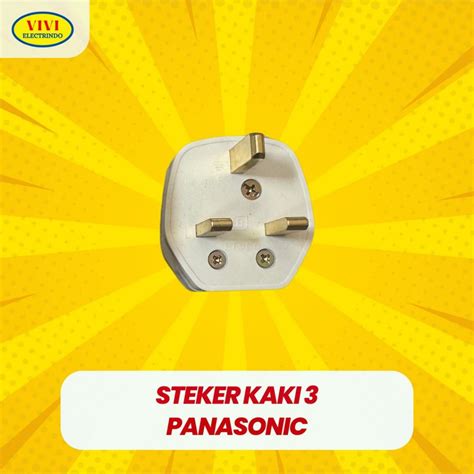 jual kepala colokan steker ac kaki  merk panasonic shopee indonesia