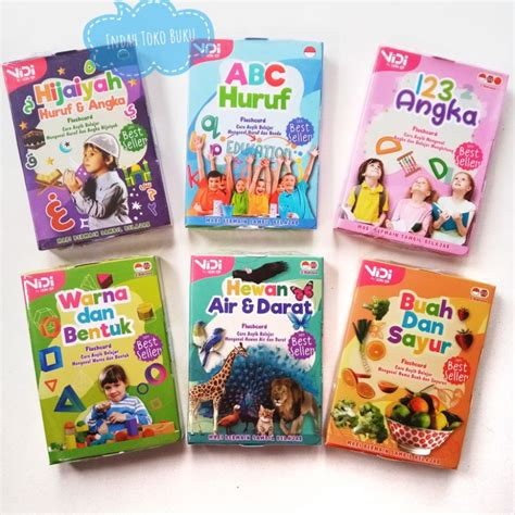 Jual Flashcard Flash Card Vidi By Konsep Studio Huruf Abc Angka