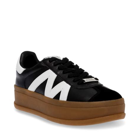 steve madden opponent sneakers blackwhte sportsdirectcom